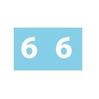 Avery Labels Colour Coding 25x38mm 6 Side Tab Blue PK180 (Each)