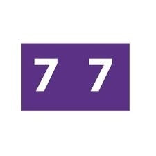Avery Labels Colour Coding 25x38mm 7 Side Tab Purple PK180 (Each)