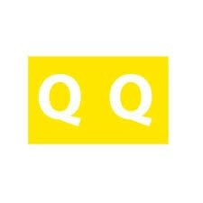 Avery Labels Colour Coding 25x38mm Q Side Tab Yellow PK180 (Each)