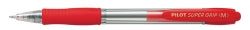 Pilot Pen Ballpoint Super Grip B-pageP-10R Retract Med Red (Box 12)