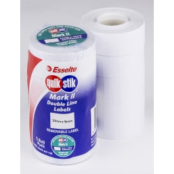 Quikstik Price Gun Label Quik Stik Mark 11 23x16 Plain Rem 1000LPR PK5 (Each)