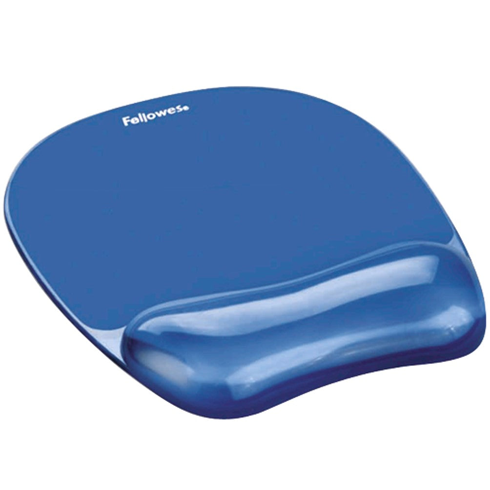 Fellowes Mouse PAD/WRIST Rest Crystal Gel Blue (Each)