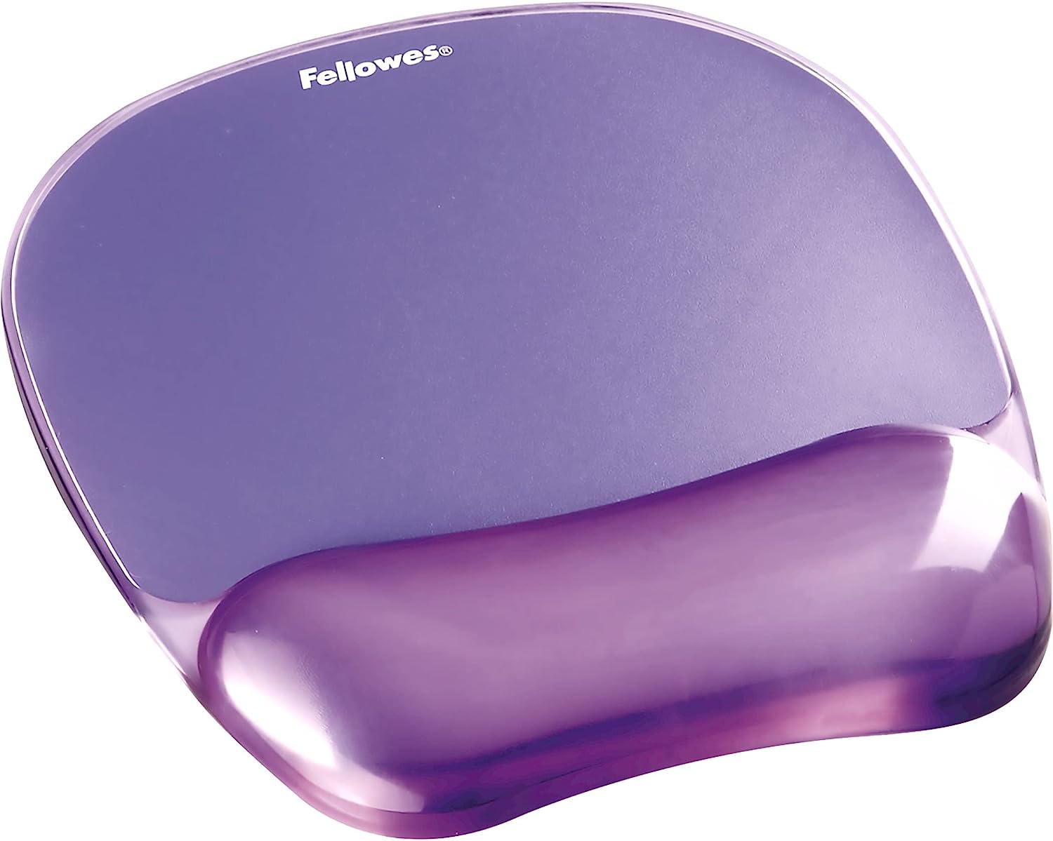 Gel Wrist Rest + Mouse Pad Purple Gel Crystals (Each)