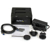 StarTech.com Dual-Bay USB 3.0 to SATA Hard Drive Docking Station, USB Hard Drive Dock, External 2.5/3.5