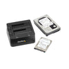 StarTech.com Dual-Bay USB 3.0 to SATA Hard Drive Docking Station, USB Hard Drive Dock, External 2.5/3.5