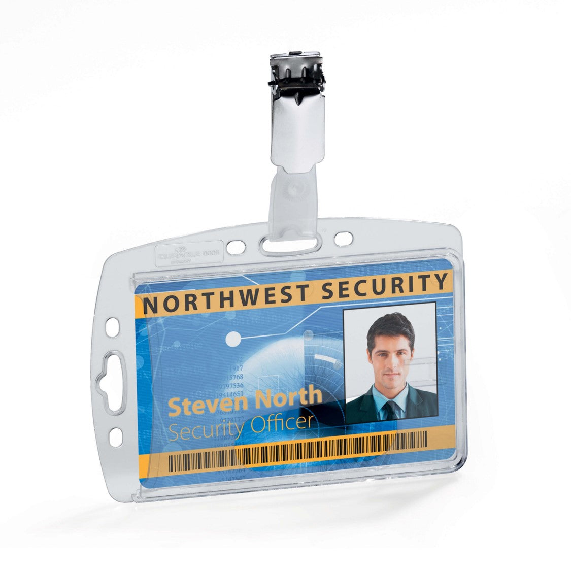 ID Durable Security Pass Holder With Rotating Clip (10) (Each)