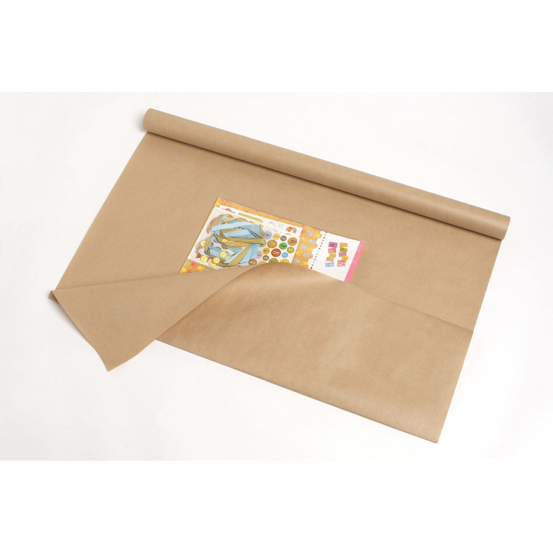 Book Covering Kraft Brown Roll 375mmx10M (Box 40)
