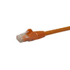 StarTech.com 50cm CAT6 Ethernet Cable - Orange CAT 6 Gigabit Ethernet Wire -650MHz 100W PoE RJ45 UTP Network/Patch Cord Snagless w/Strain Relief Fluke Tested/Wiring is UL Certified/TIA