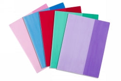 Book Sleeves Contact Slip On 9x7 Assorted Tints PK5 (Each)