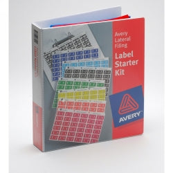 Avery Label Kit Lateral Code Alpha & Numeric 2 Sheets Of Each (Each)