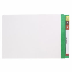 Avery File Lateral 367x242mm White Shelf With Lt Grn Mylar Tab PK100 (Each)