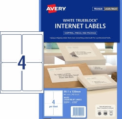 Avery Label L7169 99.1x139mm Internet Shipping 4UP White PK10 (Each)