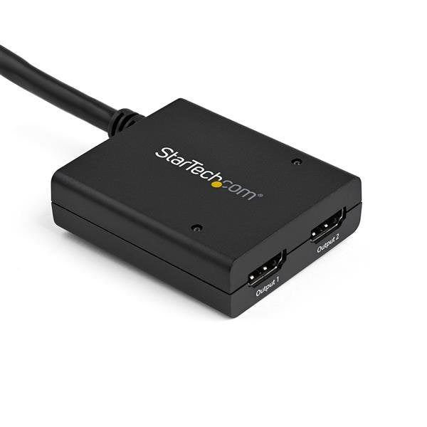 StarTech.com 4K HDMI 2-Port Video Splitter Ã¢â‚¬â€œ 1x2 HDMI Splitter Ã¢â‚¬â€œ Powered by USB or Power Adapter Ã¢â‚¬â€œ 4K 30Hz