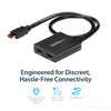 StarTech.com 4K HDMI 2-Port Video Splitter Ã¢â‚¬â€œ 1x2 HDMI Splitter Ã¢â‚¬â€œ Powered by USB or Power Adapter Ã¢â‚¬â€œ 4K 30Hz
