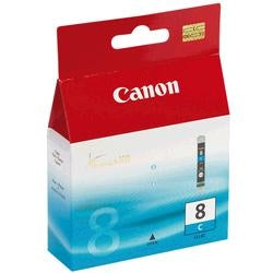 Canon Inkjet Cartridge CLI-8C Cyan Suits IP4200 / MP520 Printer (Each)