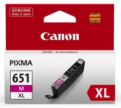 Canon Inkjet Cartridge CLI651MxL Magenta (Each)