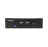 StarTech.com 2-Port DisplayPort KVM Switch, 8K 60Hz / 4K 144Hz, Single Display, DP 1.4, 2x USB 3.0 Ports, 4x USB 2.0 HID Ports, Push-Button & Hotkey Switching, TAA Compliant - OS Independent, Metal Housing