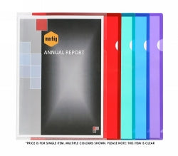Marbig Letter File A4 Ultra PP Clear PK10 (Each)
