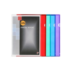 Marbig Letter File A4 Ultra PP Assorted PK10 (Each)