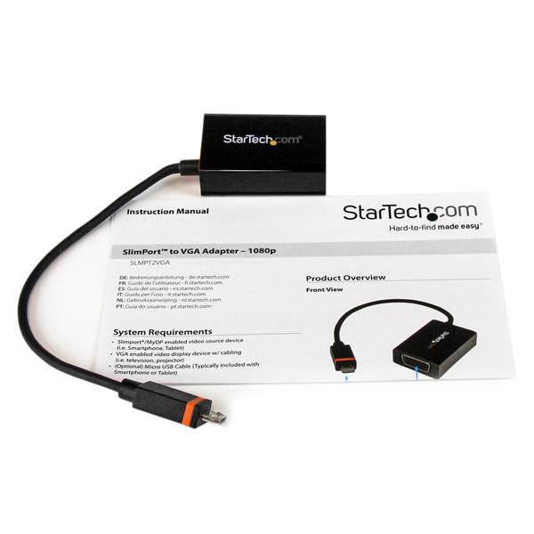 StarTech.com SlimPort / MyDP to VGA Video Converter Ã¢â‚¬â€œ Micro USB to VGA Adapter for HP ChromeBook 11 Ã¢â‚¬â€œ 1080p