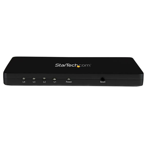 StarTech.com 4K HDMI 4-Port Video Splitter Ã¢â‚¬â€œ 1x4 HDMI Splitter w/ Solid Aluminum Housing Ã¢â‚¬â€œ 4K 30Hz