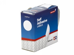 Quikstik Label Quik Stik Disp 32mm White Dot (Box )
