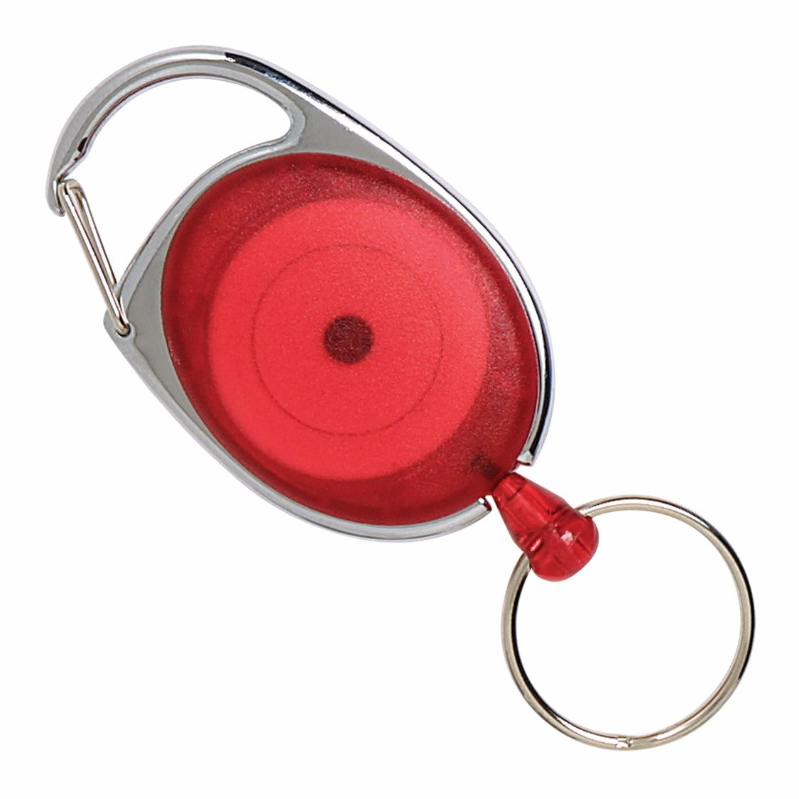 Marbig Key Holder Snap Lock Red Retractable (Each)