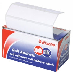 Quikstik Label Quik Stik Disp 78x48 Roll Address (Each)
