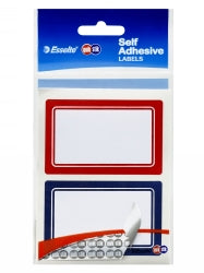 Quikstik Label Quik Stik F/P 48x75 Border (Pack 10)