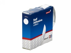 Quikstik Label Quik Stik Disp 19mm White Dot (Box )