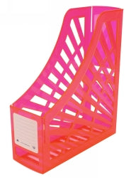 Italplast Magazine Stand Neon Red (Each)