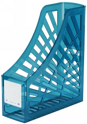 Italplast Magazine Stand Tinted Blue (Each)