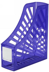 Italplast Magazine Stand Tinted Purple (Each)