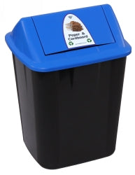 Italplast Waste Separation Bin 32L Paper And Cardboard (Each)