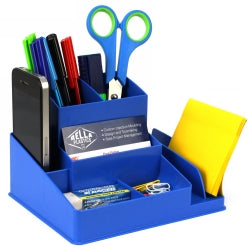Italplast Desk Organiser Blueberry (Each)