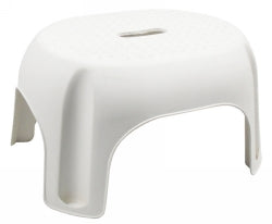 Italplast Step Stool Plastic Single Step White (Each)