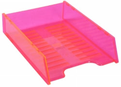 Italplast Document Tray Multifit Neon Red (Each)