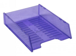 Italplast Document Tray Multifit Translucent Purple (Each)