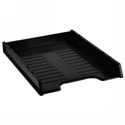Italplast Document Tray A4 Slimline Multi Fit Black (Each)