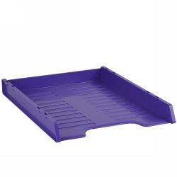 Italplast Document Tray A4 Slimline Multi Fit Grape (Each)