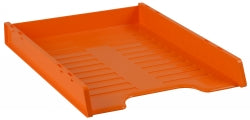 Italplast Document Tray A4 Slimline Multi Fit Mandarin (Each)