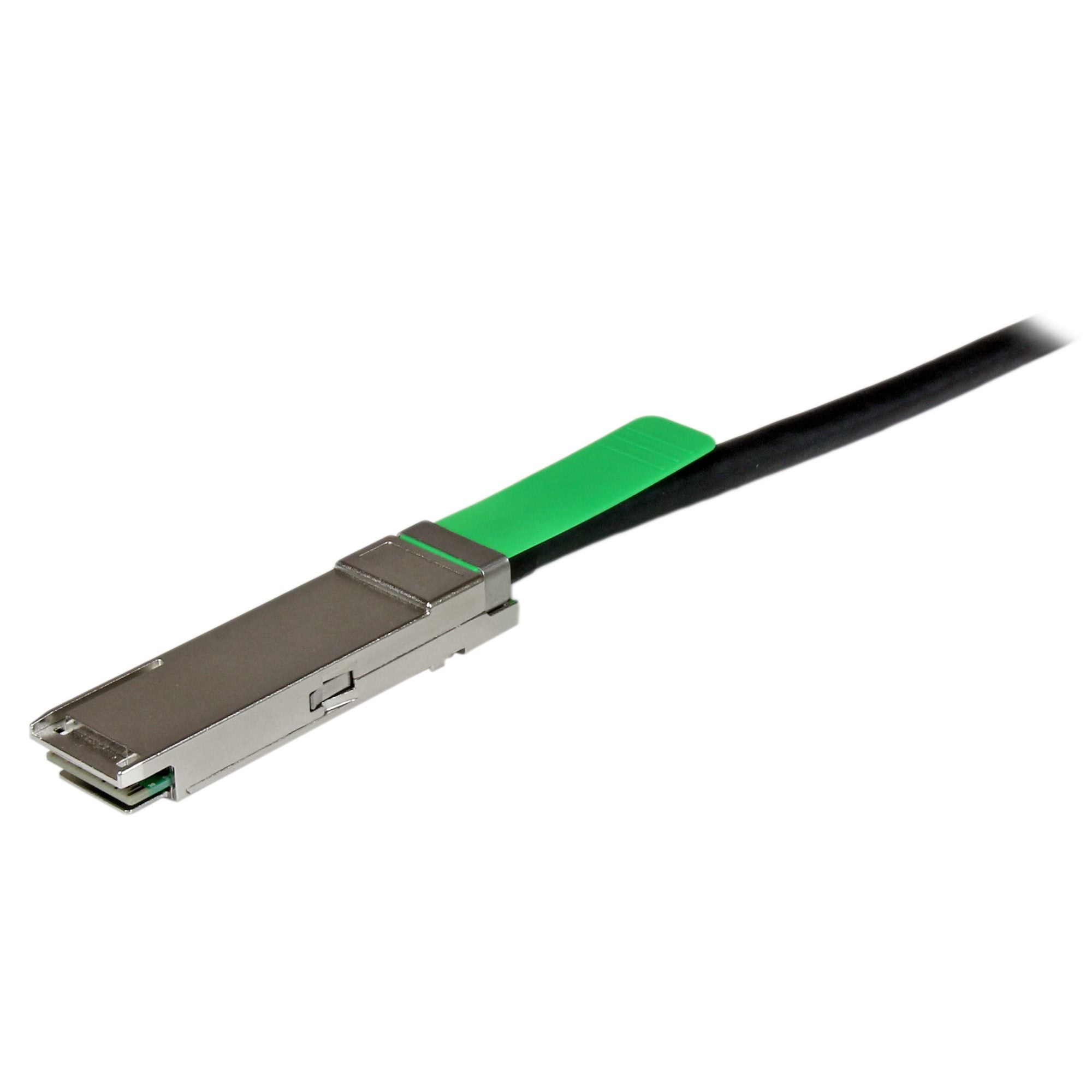 StarTech.com MSA Compliant QSFP+ Direct-Attach Twinax Cable - 2 m (6.6 ft)~MSA Uncoded Compatible 2m 40G QSFP+ to QSFP+ Direct Attach Breakout Cable Twinax - 40 GbE QSFP+ Copper DAC 40 Gbps Low Power Passive Transceiver Module DAC