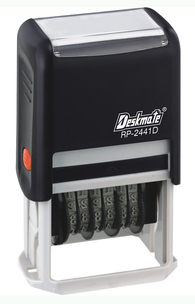 Deskmate Stamp Self Inking Date Red (Each)