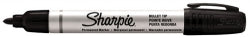 Sharpie Marker Metal Barrel 1.5mm Bullet Tip Black Bx12 (Each)