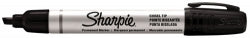 Sharpie Marker Permanent Metal Barrel 2.5mm Chisel Tip Black (Box 12)