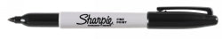 Sharpie Marker Permanent Fine 1.0mm Black Bx12 (Each)