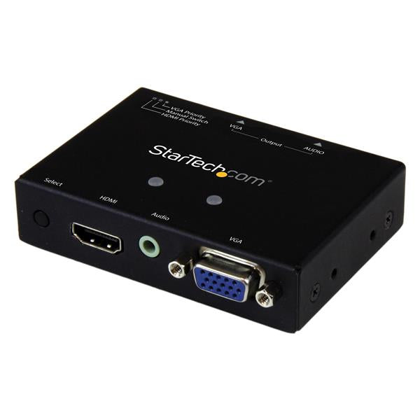 StarTech.com 2x1 VGA + HDMI to VGA Converter Switch w/ Priority Switching Ã¢â‚¬â€œ 1080p
