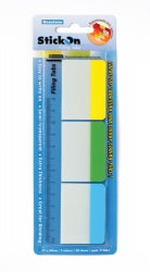 Beautone Stick On Filing Tabs 37x50 3 Colours PK3 (Each)