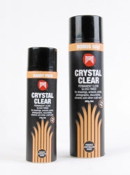Spray Crystal Clear Permanent Gloss Finish 450gm (Each)