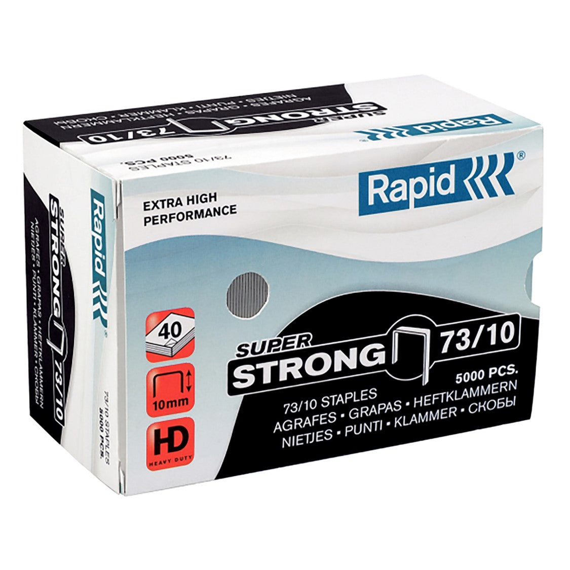 Rapid Staples 73/10mm S/STRONG Bx5000 (Each)